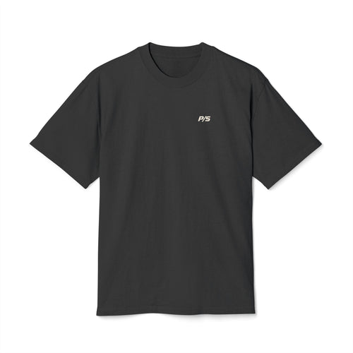AWAKENING manga-inspired faded-black oversized tee, supplier digital mockup 2